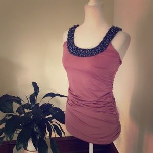 Embellished Pink Top